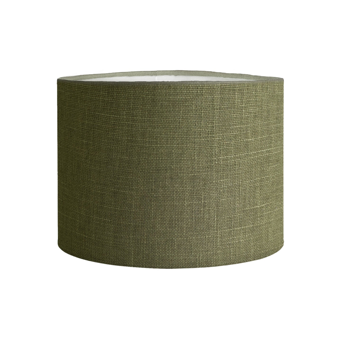 25CM Moss Linen Cylinder Lamp Shade