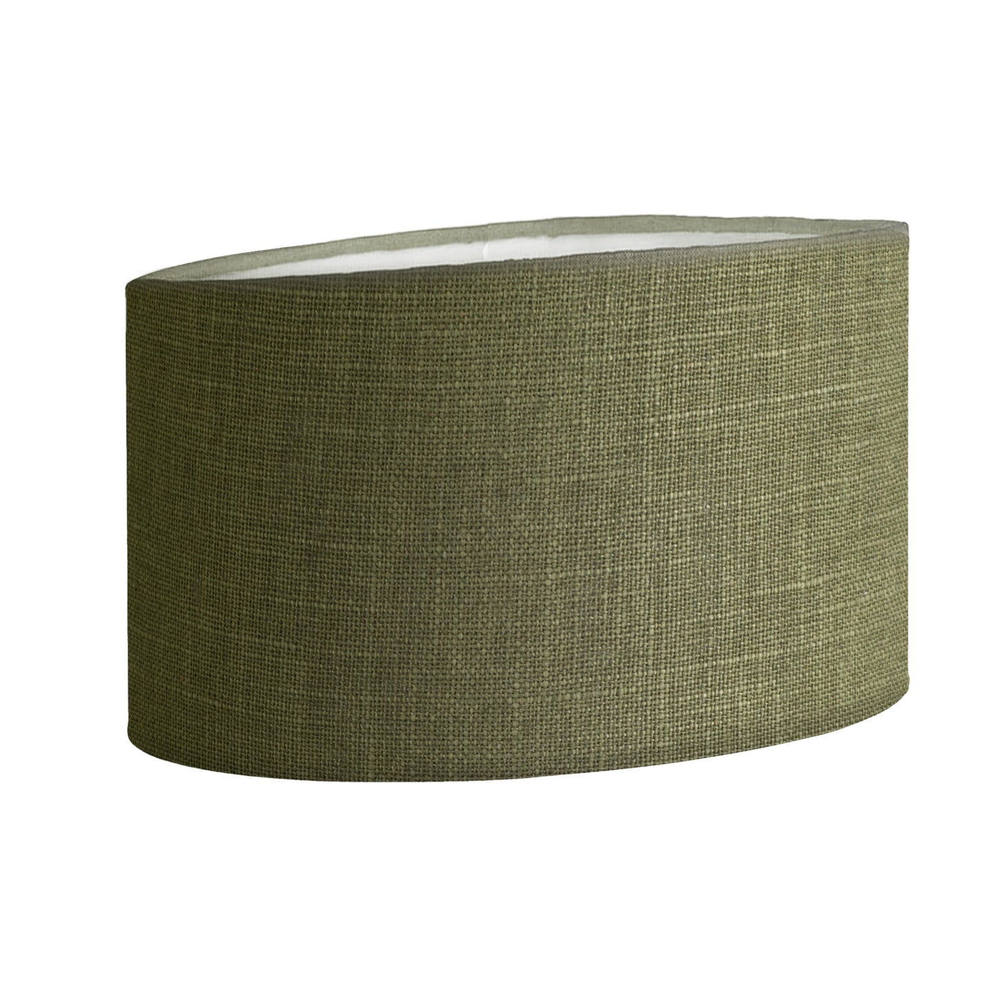 41CM Moss Linen Oval Lamp Shade