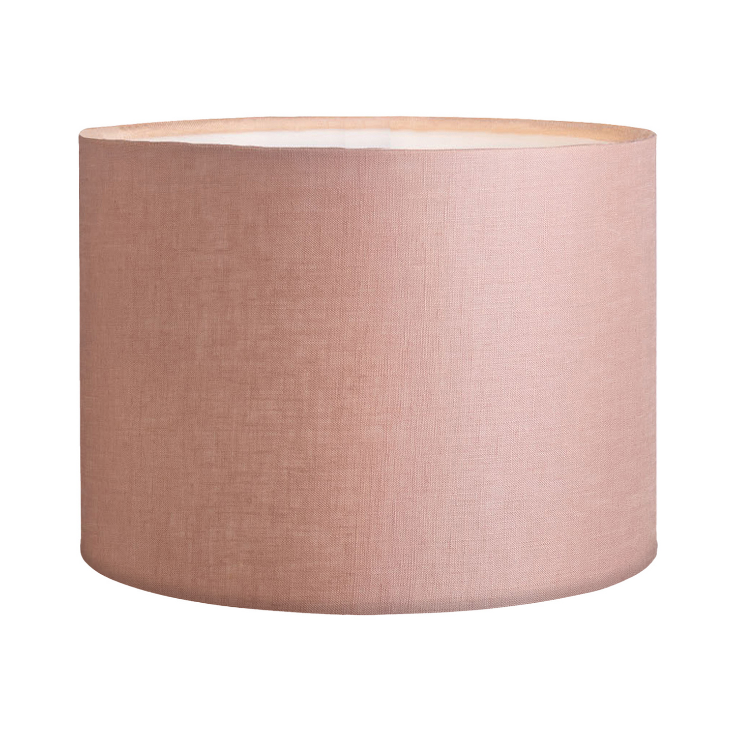 46CM Vintage Rose Linen Cylinder Lamp Shade