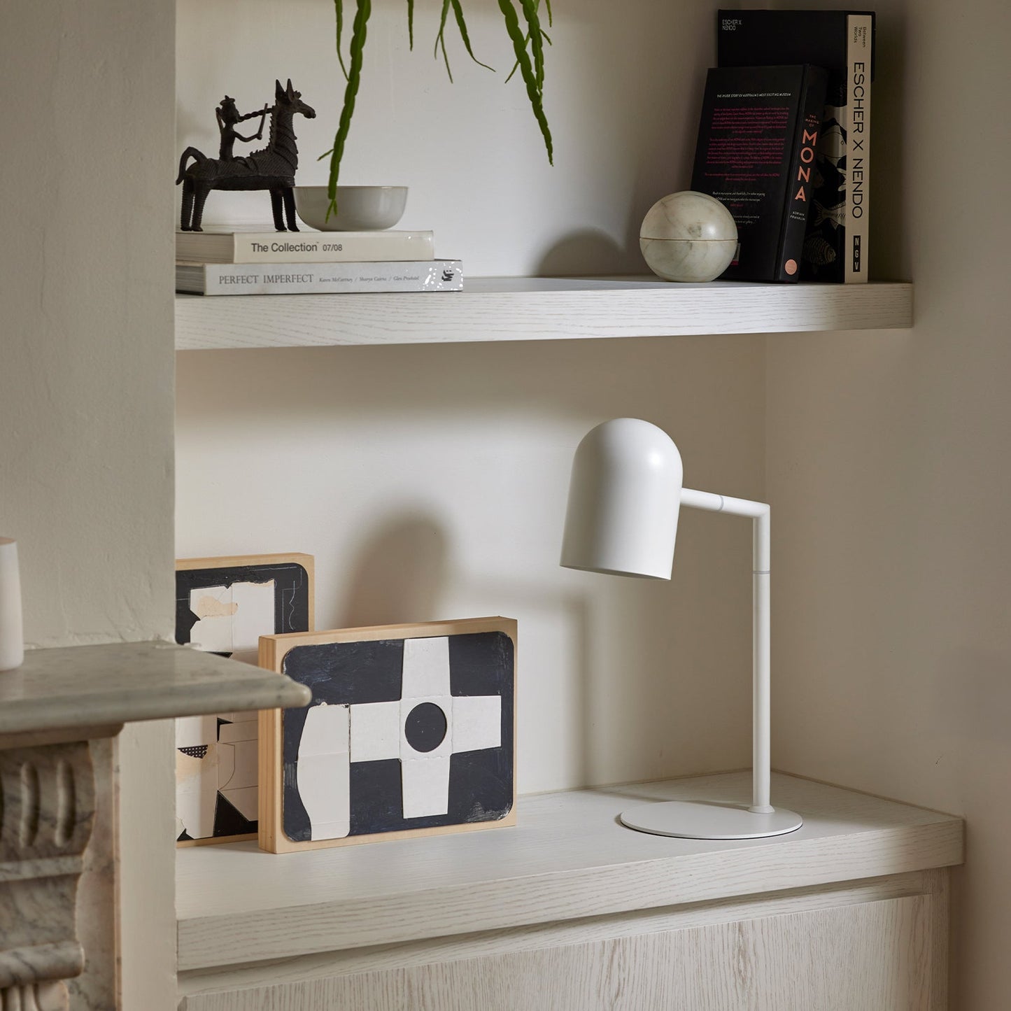 Pia White Desk Lamp