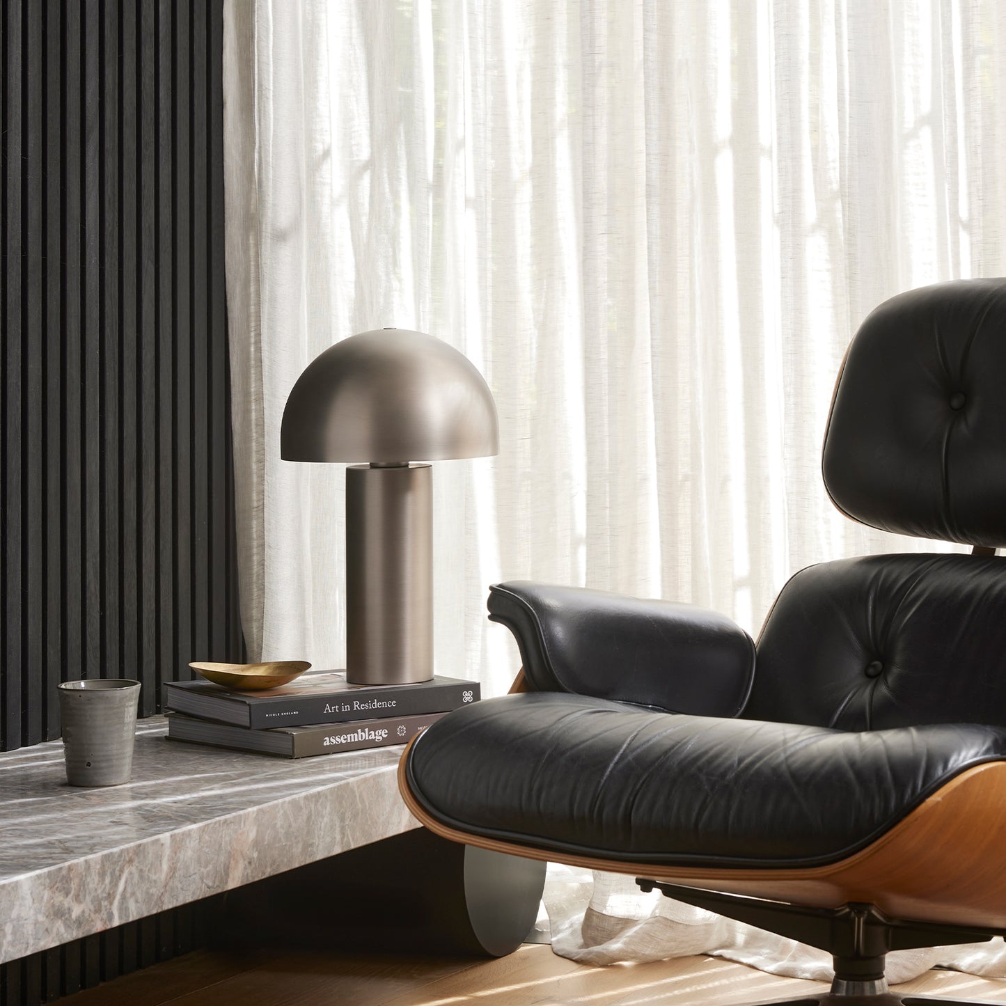 Ore Brushed Nickel Table Lamp