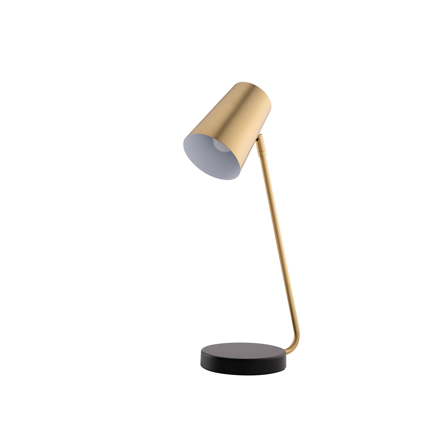 Arlen Brass and Black Desk Lamp