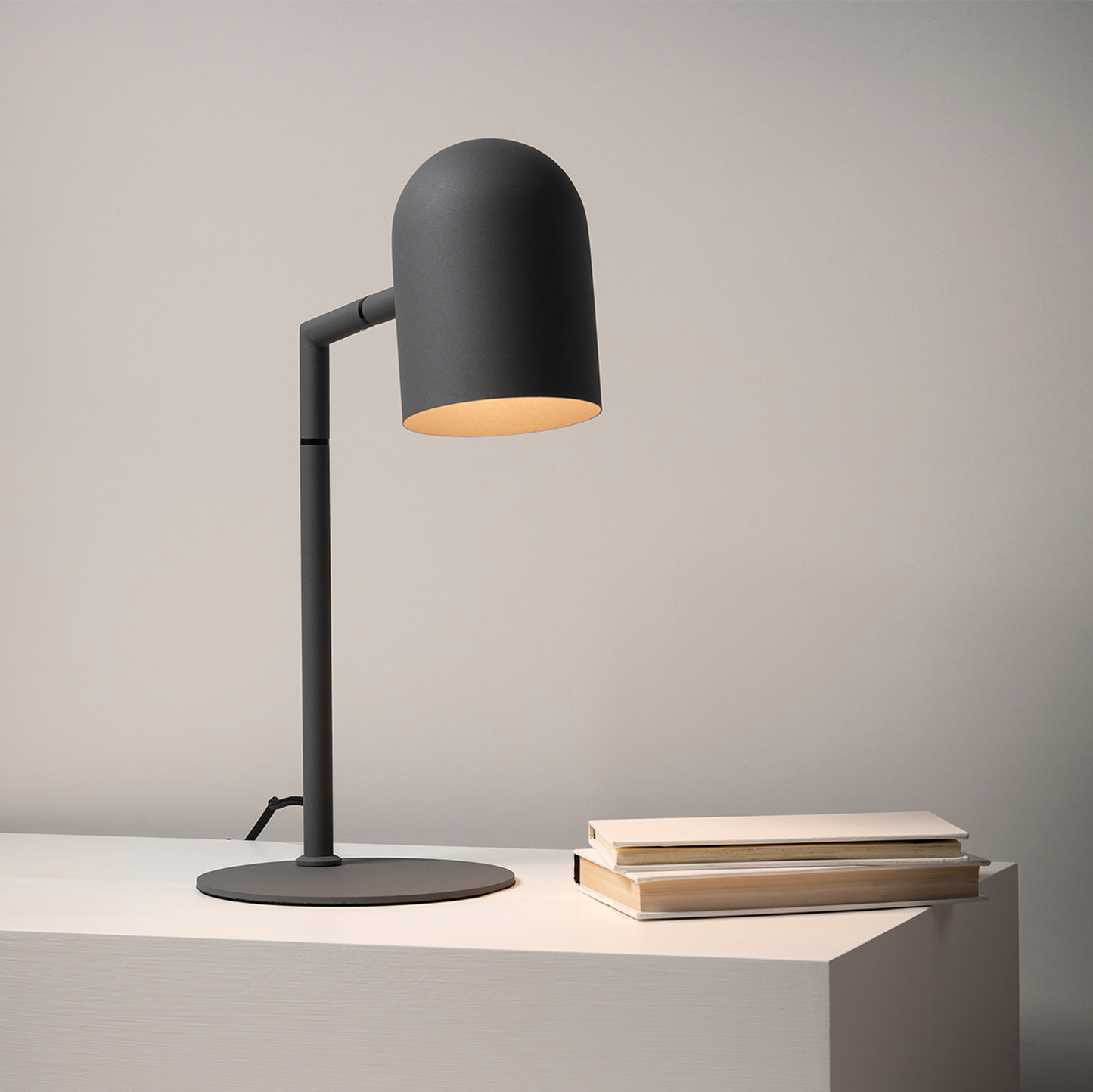 Pia Charcoal Desk Lamp