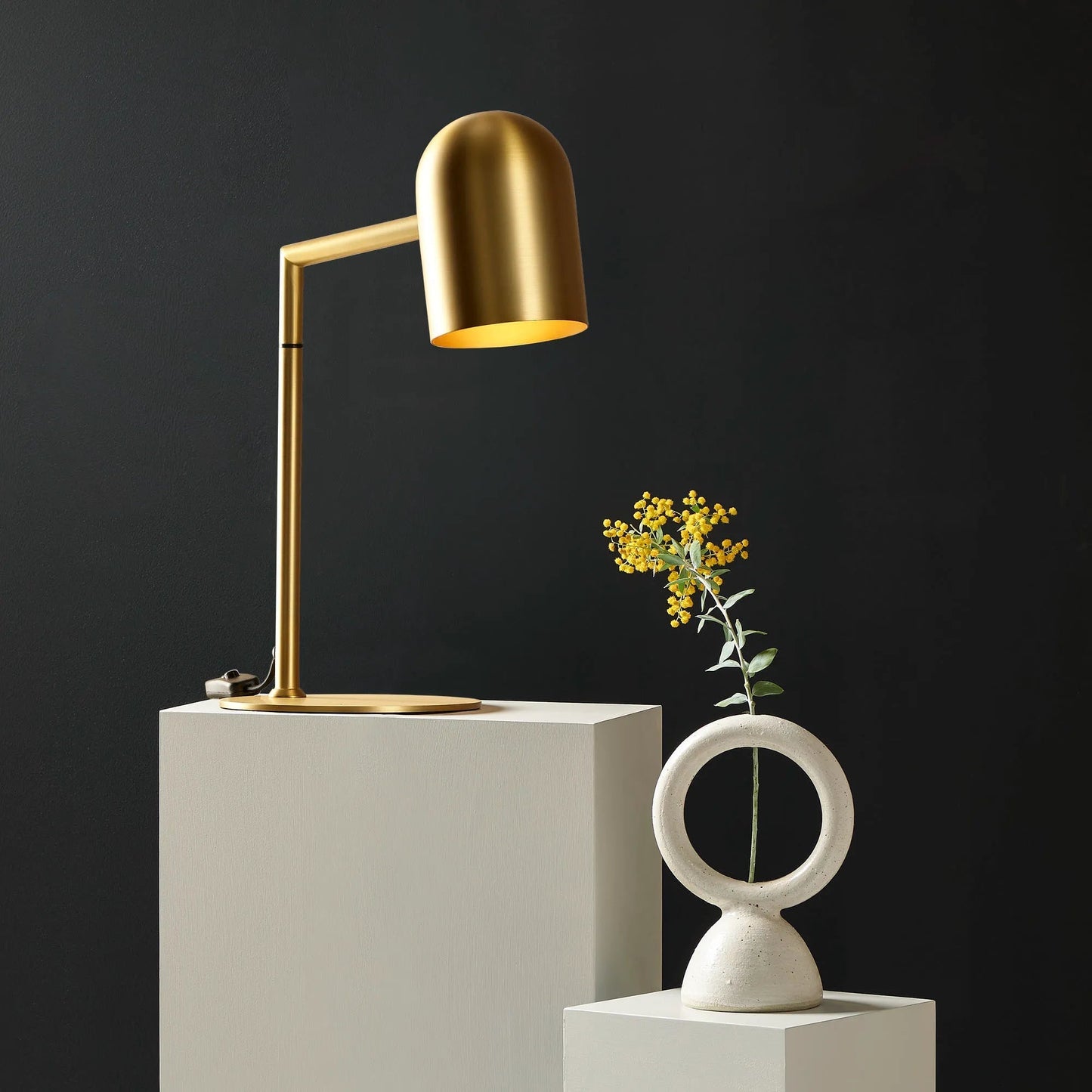 Pia Brass Desk Lamp