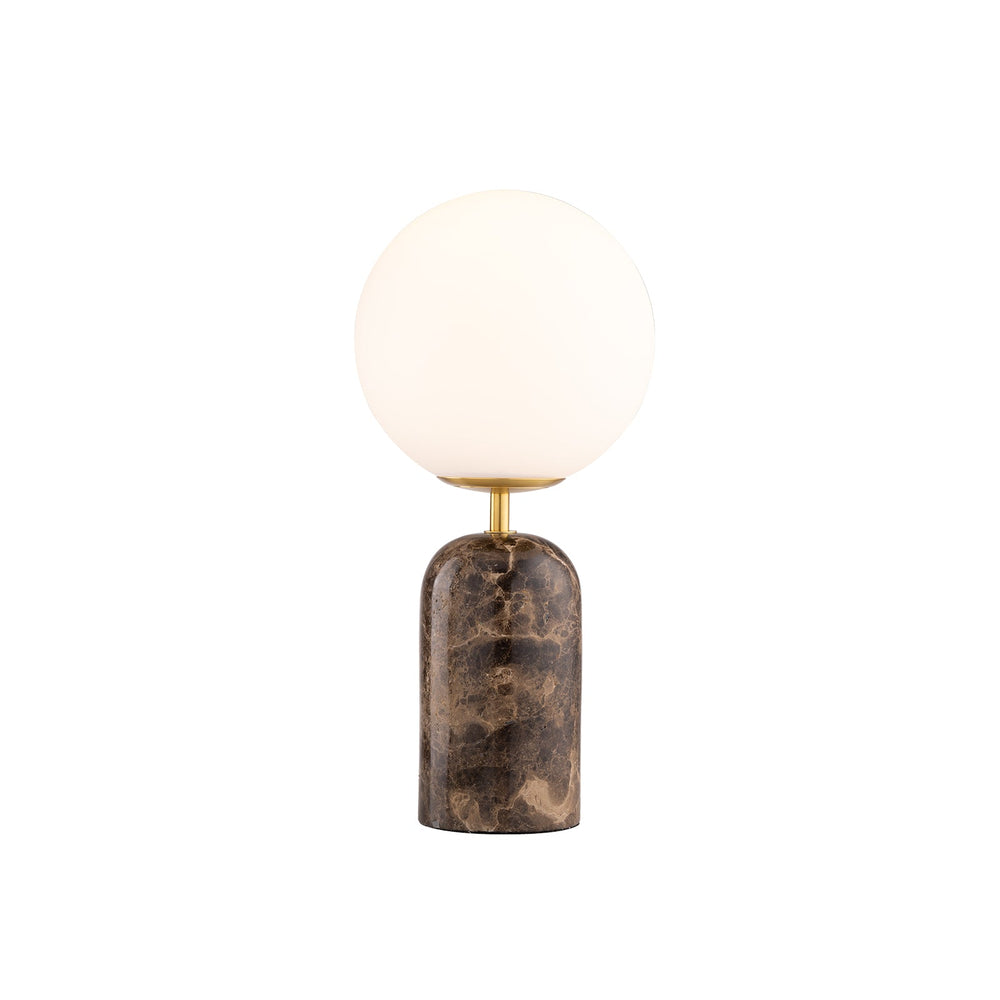 Soren Brown Marble Desk Lamp