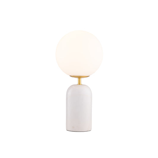 Soren White Marble Desk Lamp