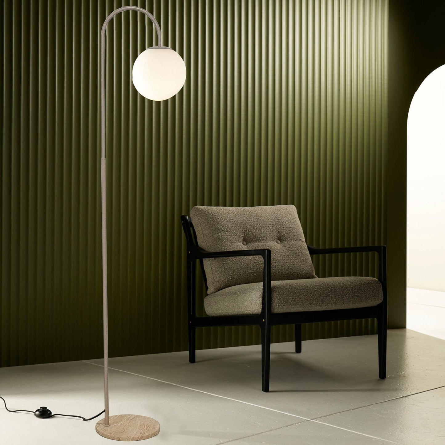 Mintu taupe Floor Lamp