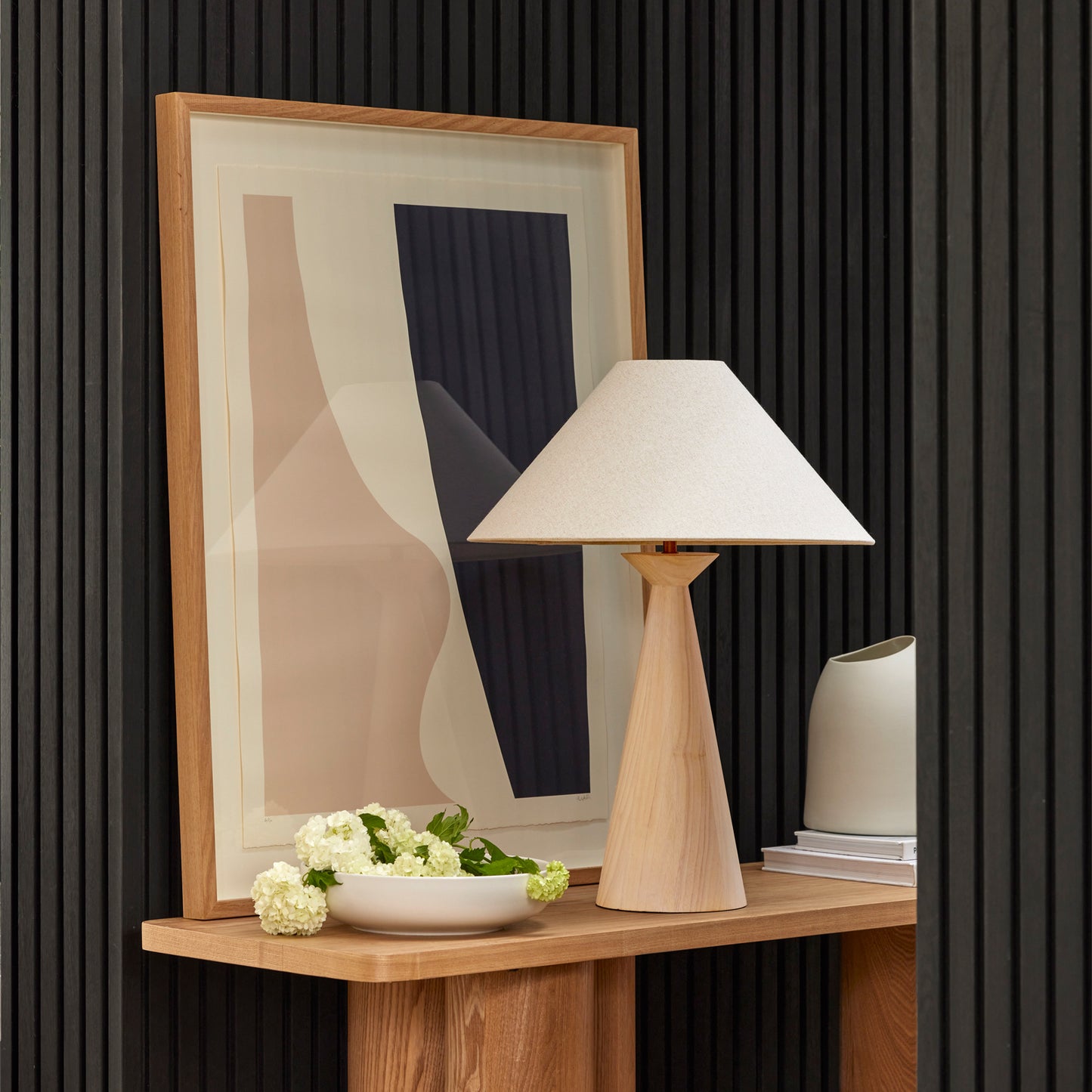 Emba White Table Lamp