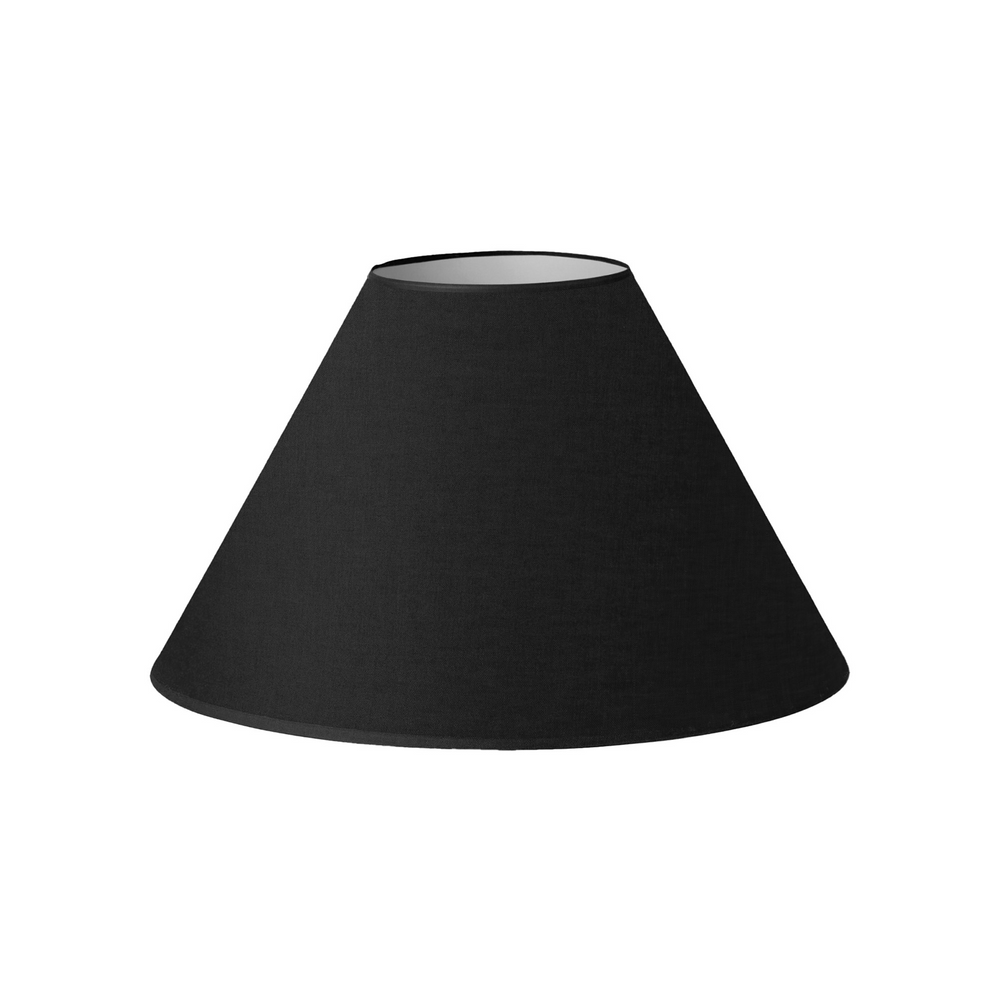 25CM Black Linen Empire Lamp Shade