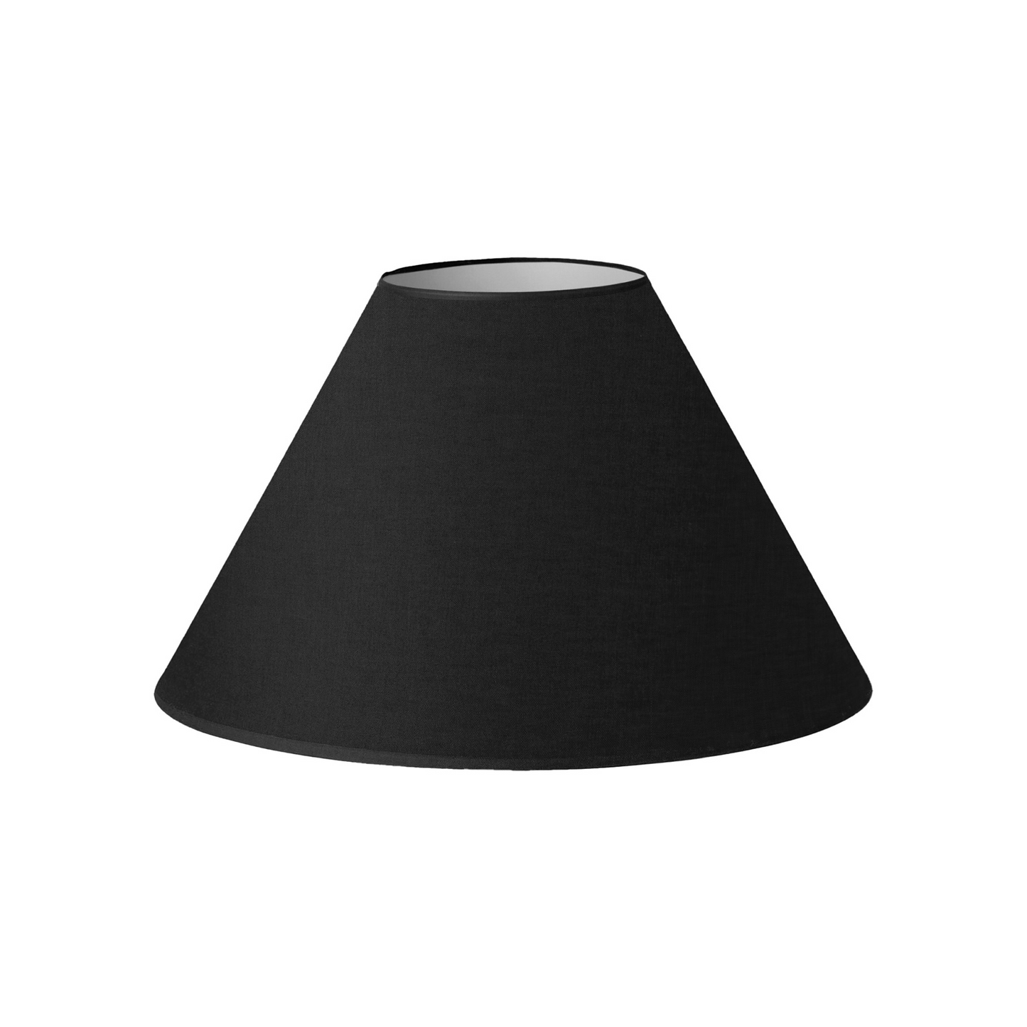 25CM Black Linen Empire Lamp Shade