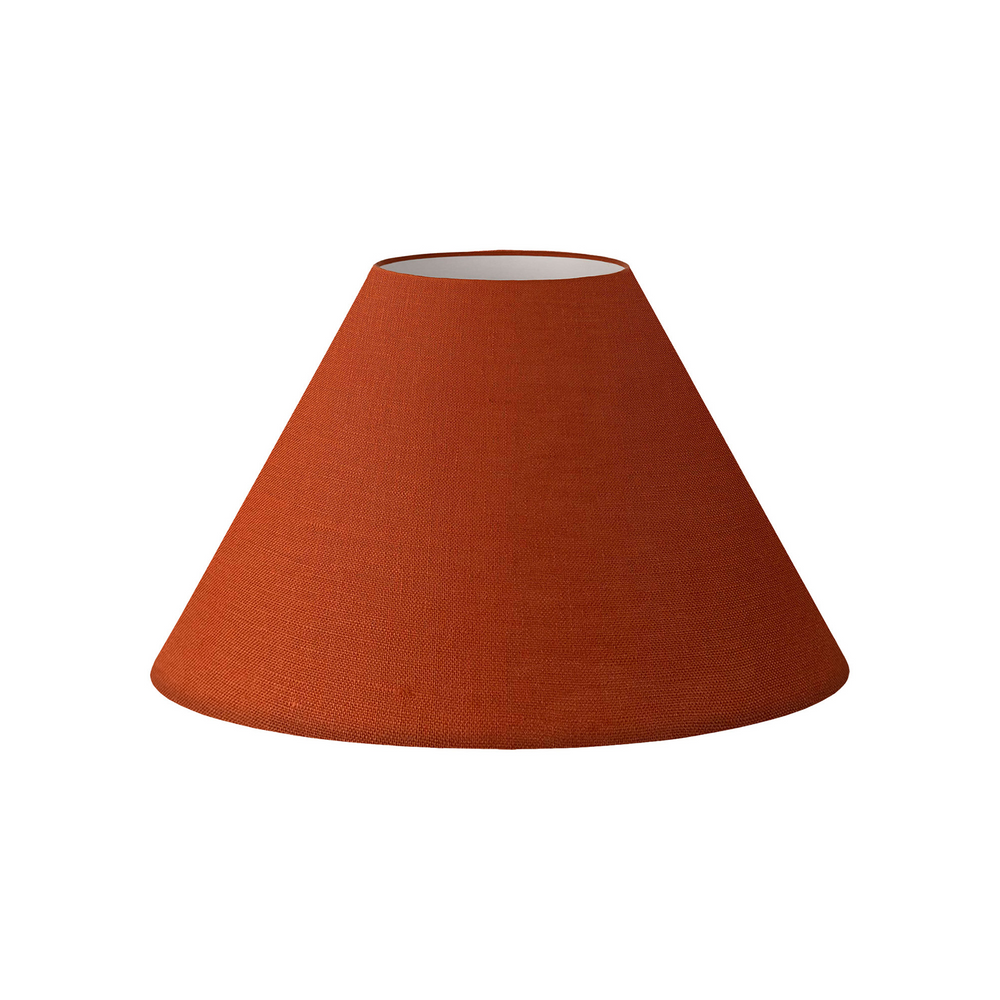 25CM Paprika Linen Empire Lamp Shade