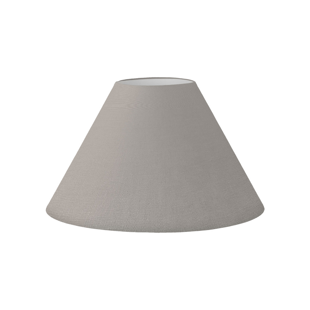 25CM Silver Linen Empire Lamp Shade