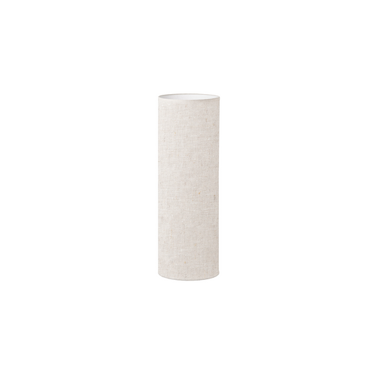 15CM Oatmeal Linen Cylinder Lamp Shade