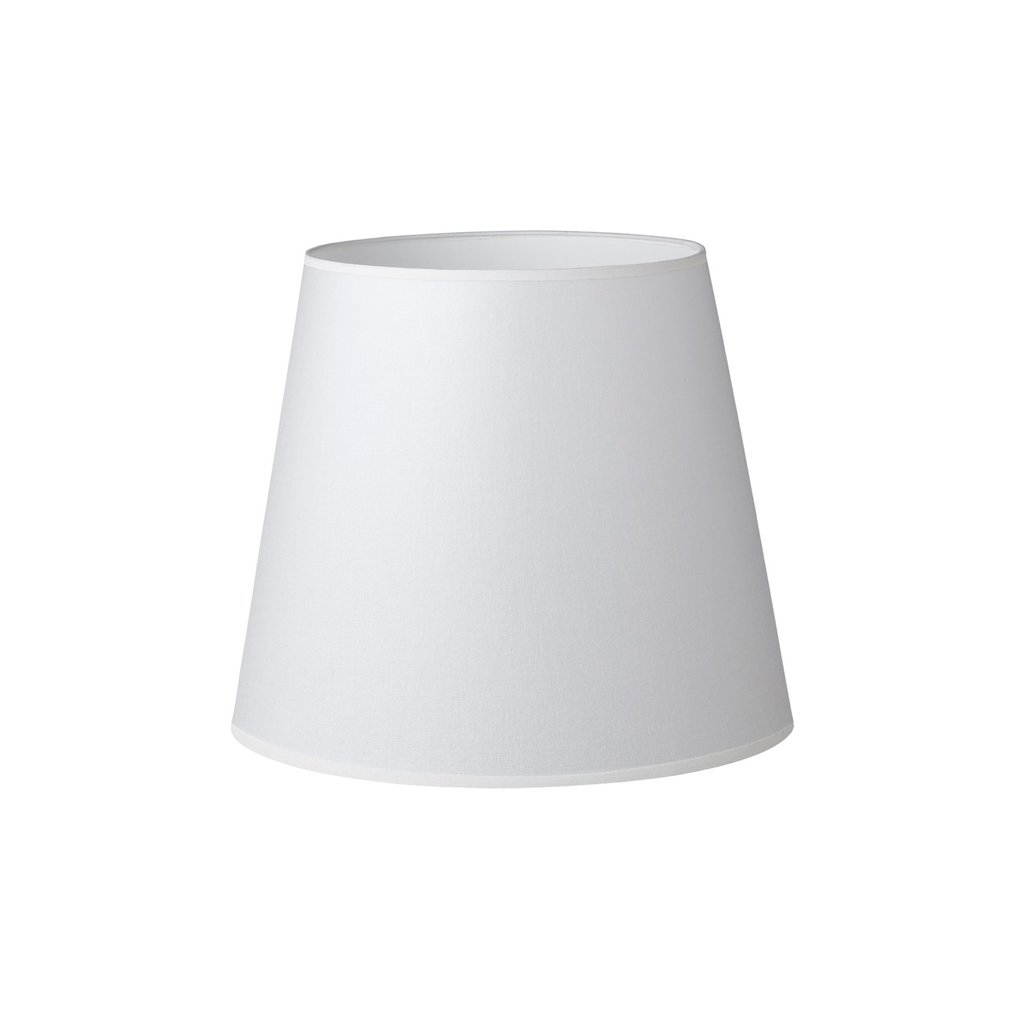 20cm White Linen A-line Tapered Lamp Shade