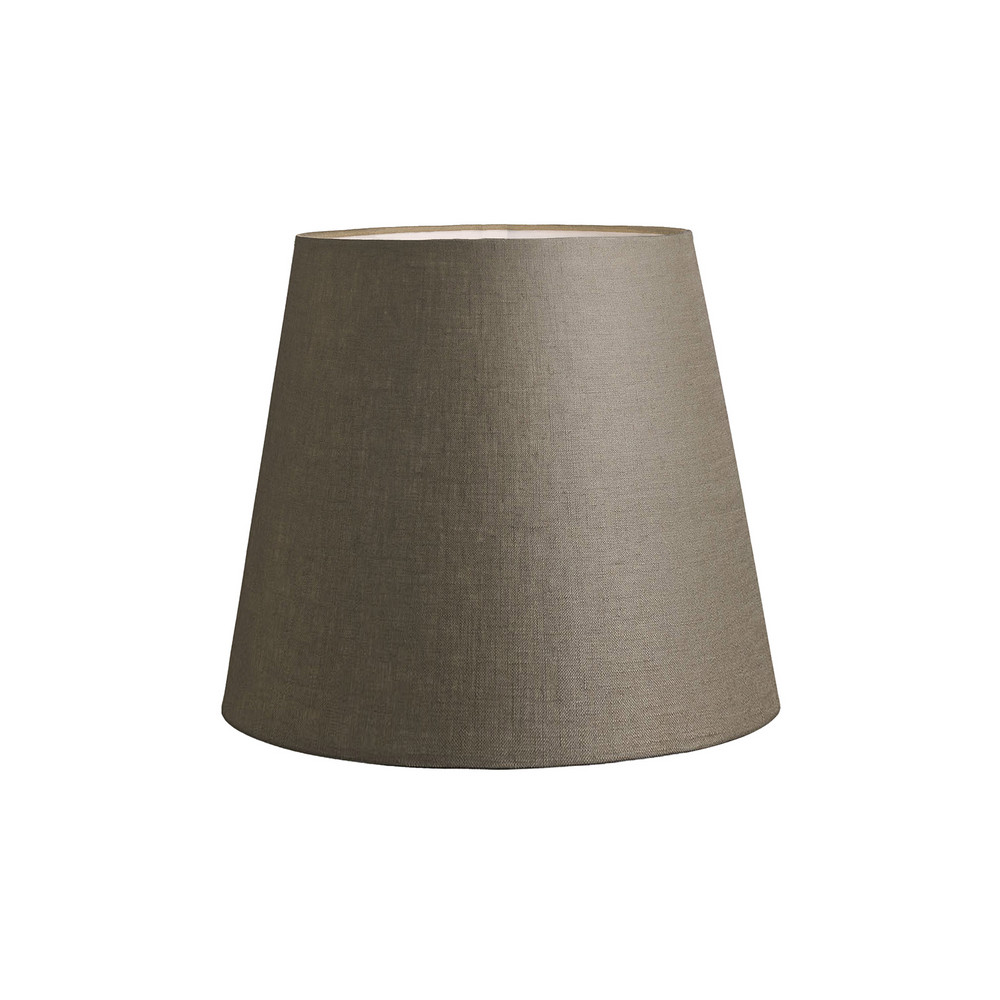 20cm Fallow Linen A-line Tapered Lamp Shade