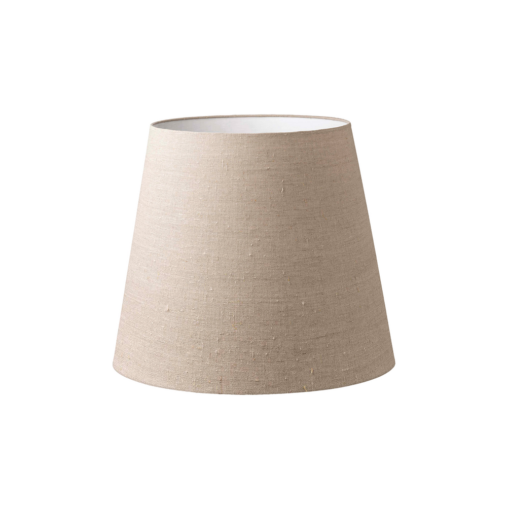 20cm Linseed Linen A-line Tapered Lamp Shade