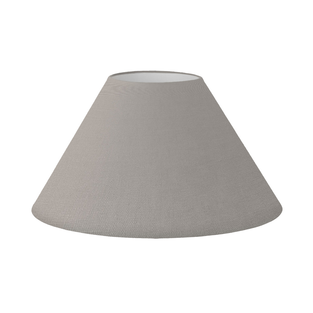 41CM Silver Linen Empire Lamp Shade