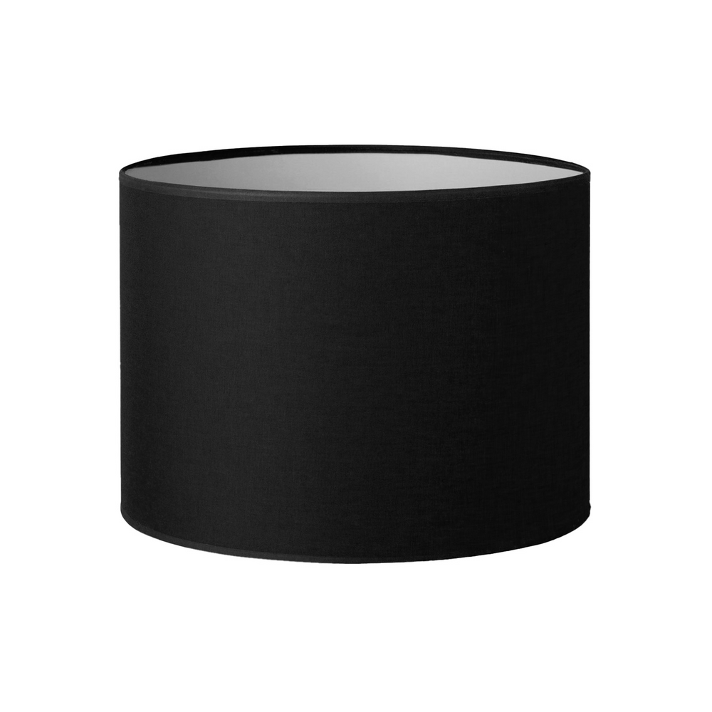 25CM Black Cylinder Lamp Shade