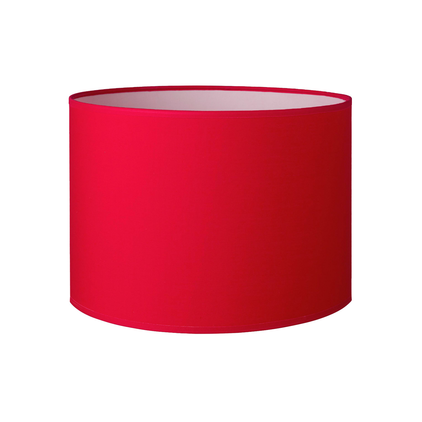 25CM Red Cylinder Lamp Shade