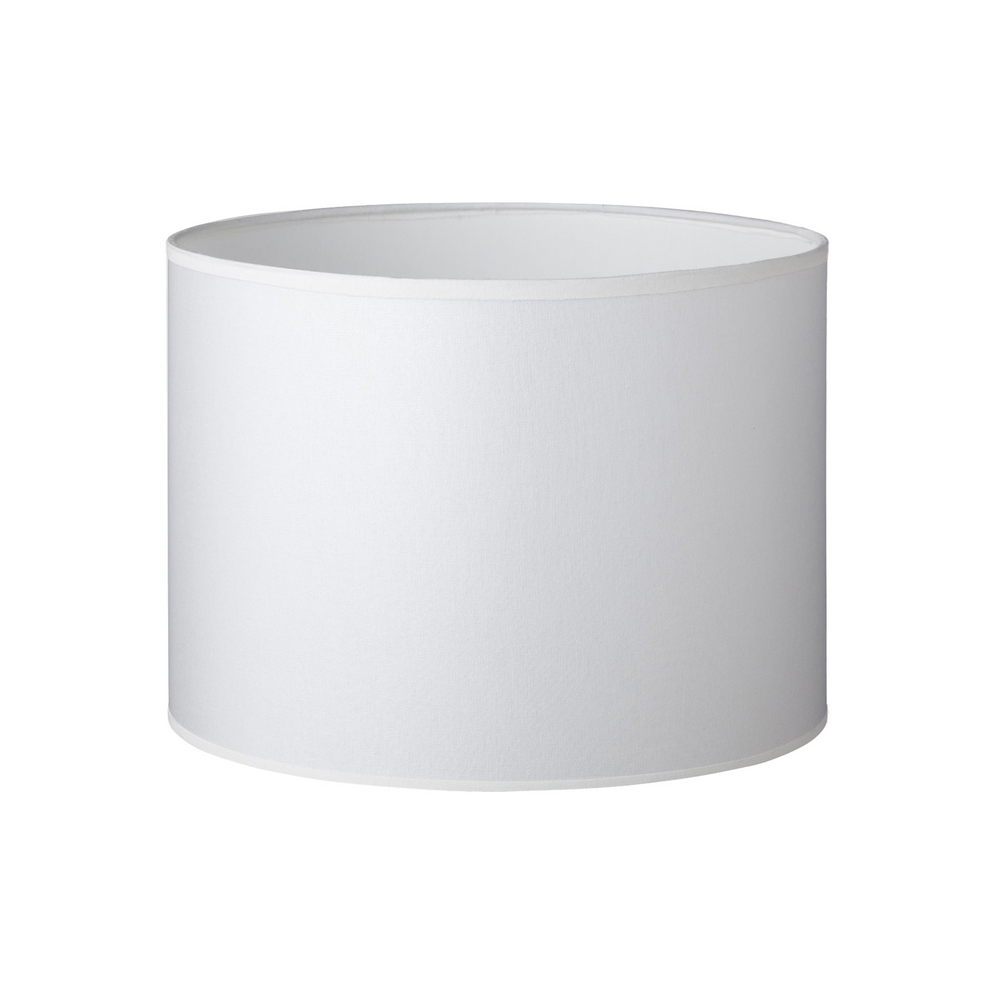 25CM White Cylinder Lamp Shade