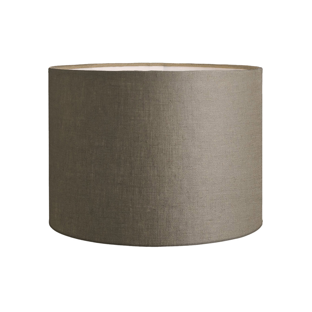 25CM Fallow Linen Cylinder Lamp Shade