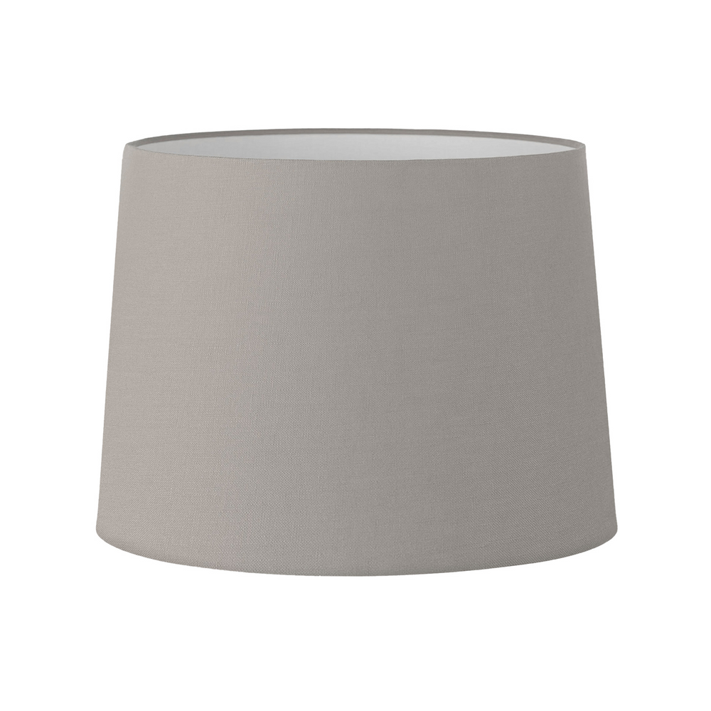 30CM Silver Linen Basic Tapered Lamp Shade