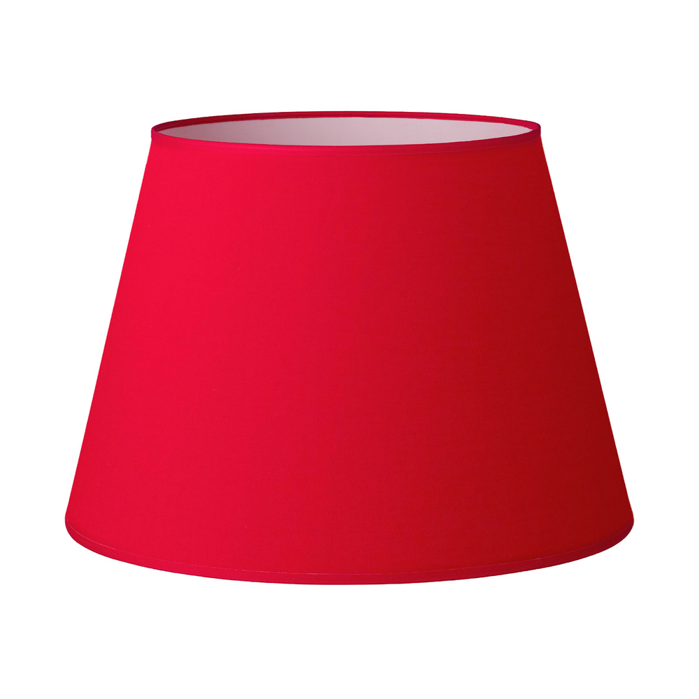 38CM Red Basic Tapered Lamp Shade