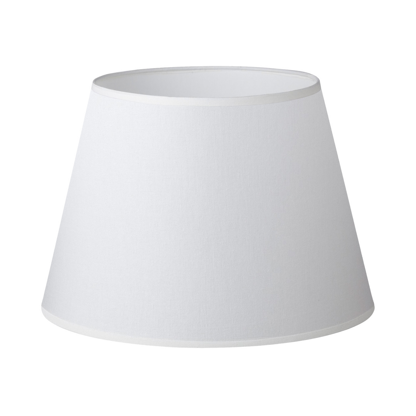 38CM White Basic Tapered Lamp Shade