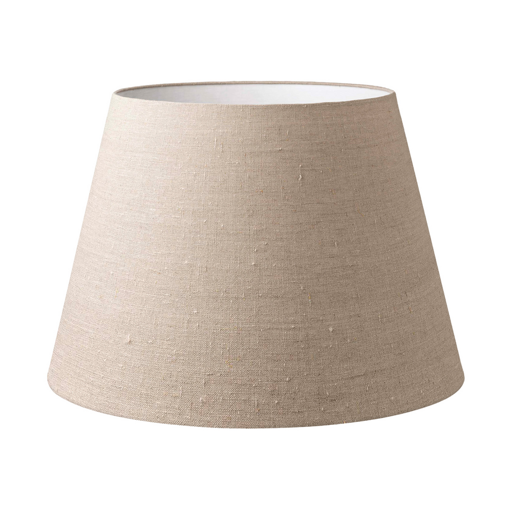 38CM Linseed Linen Basic Tapered Lamp Shade