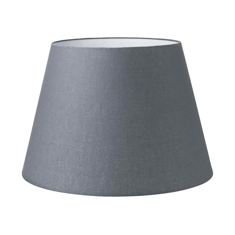 38CM Slate Linen Basic Tapered Lamp Shade