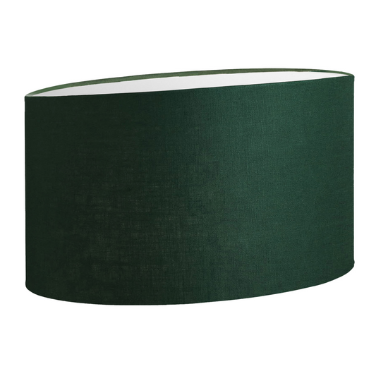 30CM Jade Linen Oval Lamp Shade