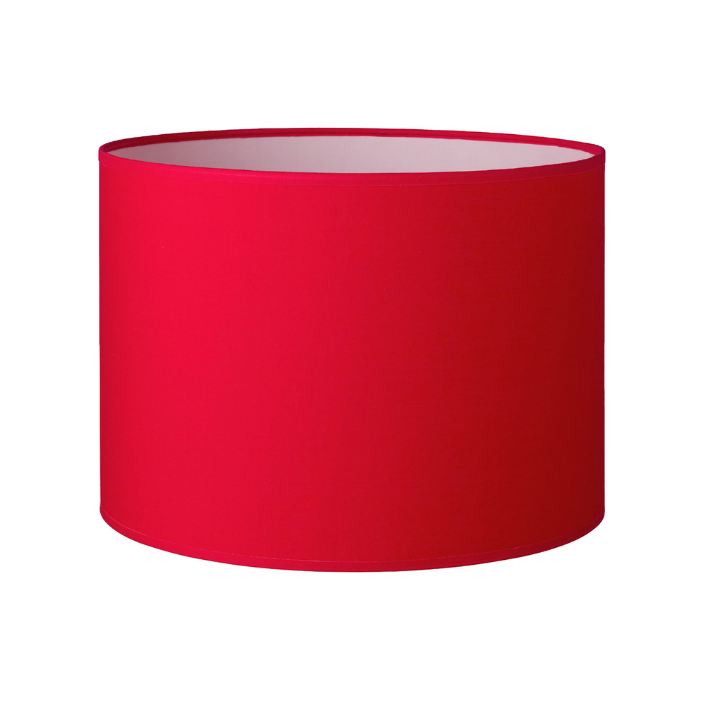 30CM Red Cylinder Lamp Shade