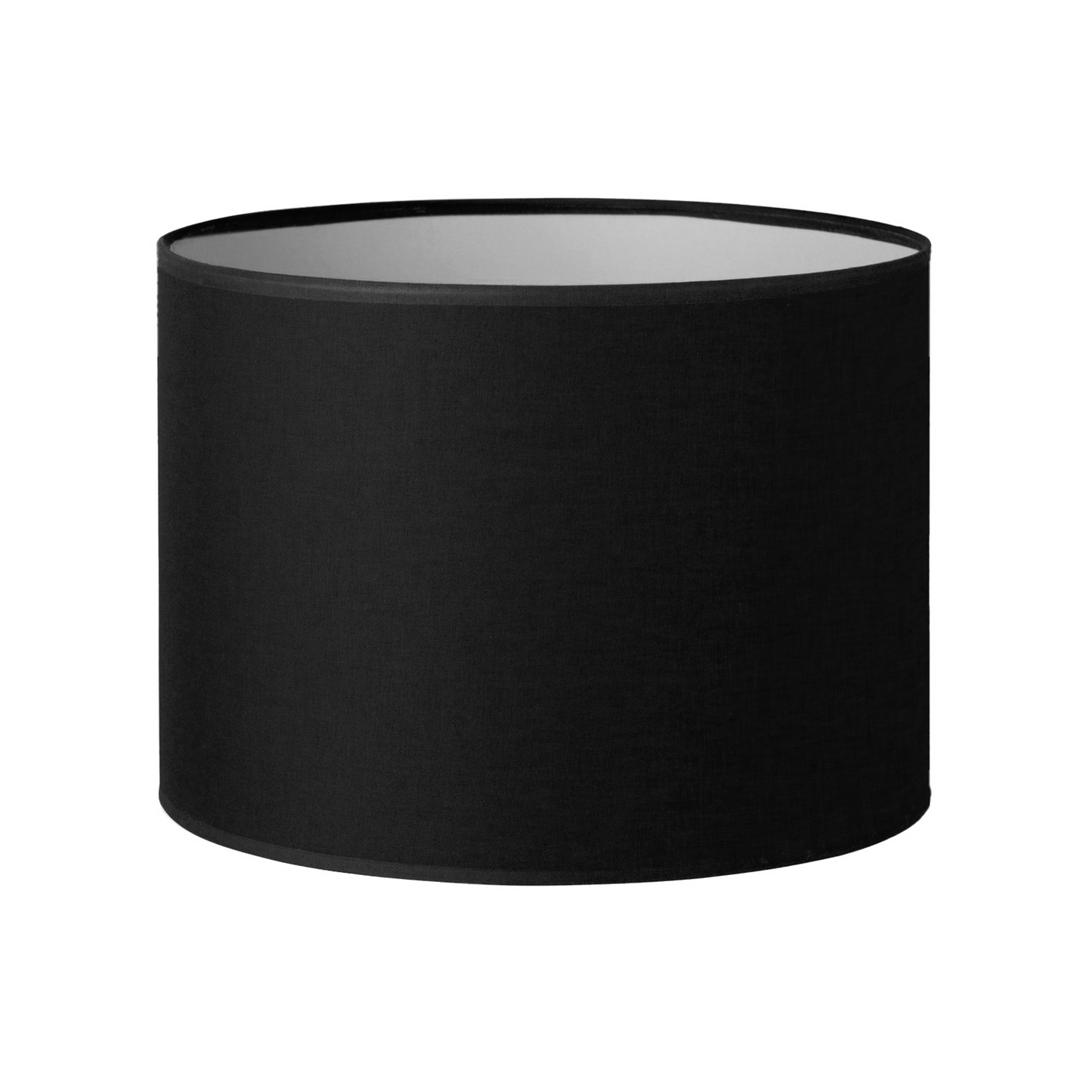 30CM Black Linen Cylinder Lamp Shade