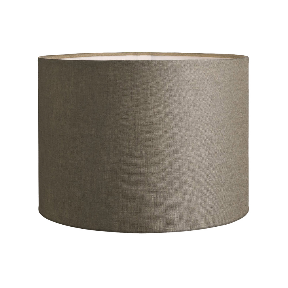 30CM Fallow Linen Cylinder Lamp Shade