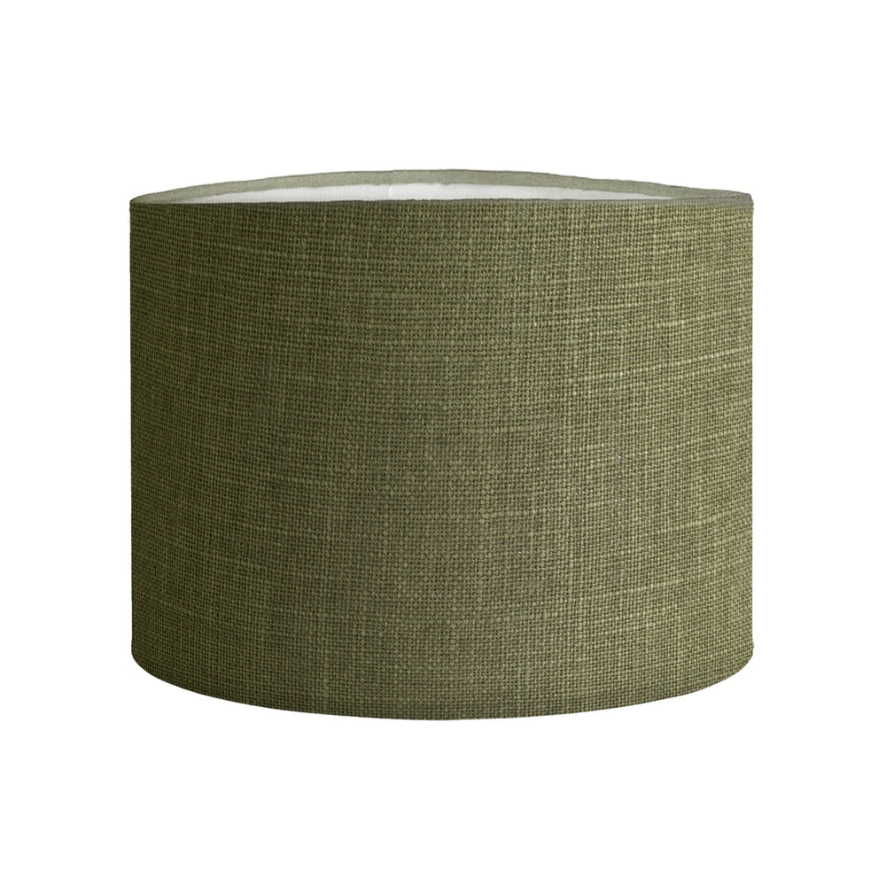 30CM Moss Linen Cylinder Lamp Shade