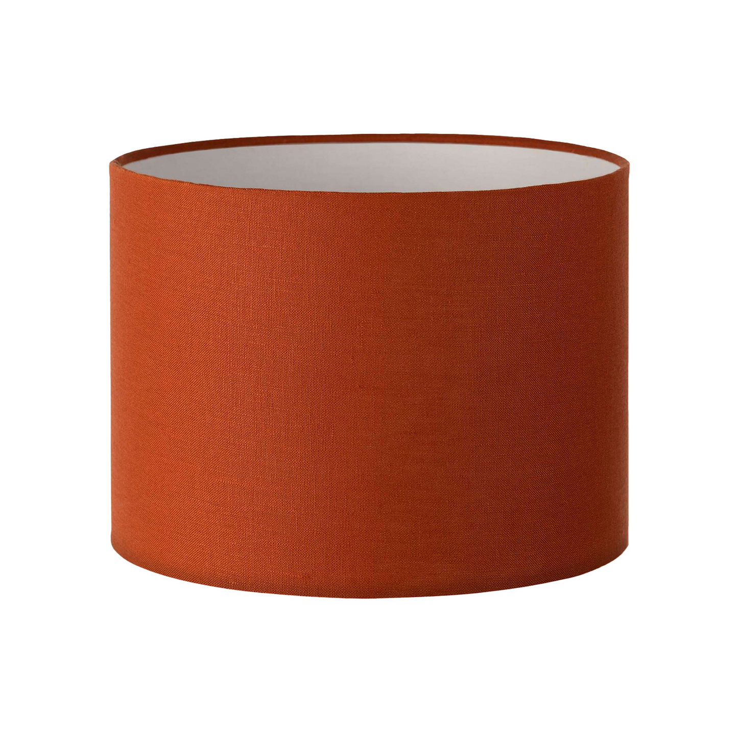 30CM Paprika Linen Cylinder Lamp Shade