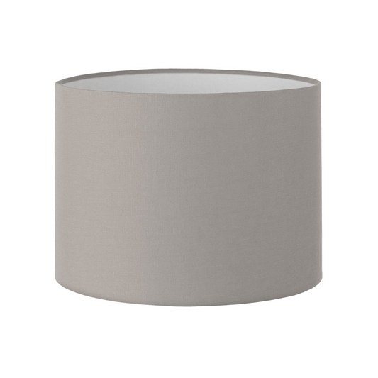 30CM Silver Linen Cylinder Lamp Shade