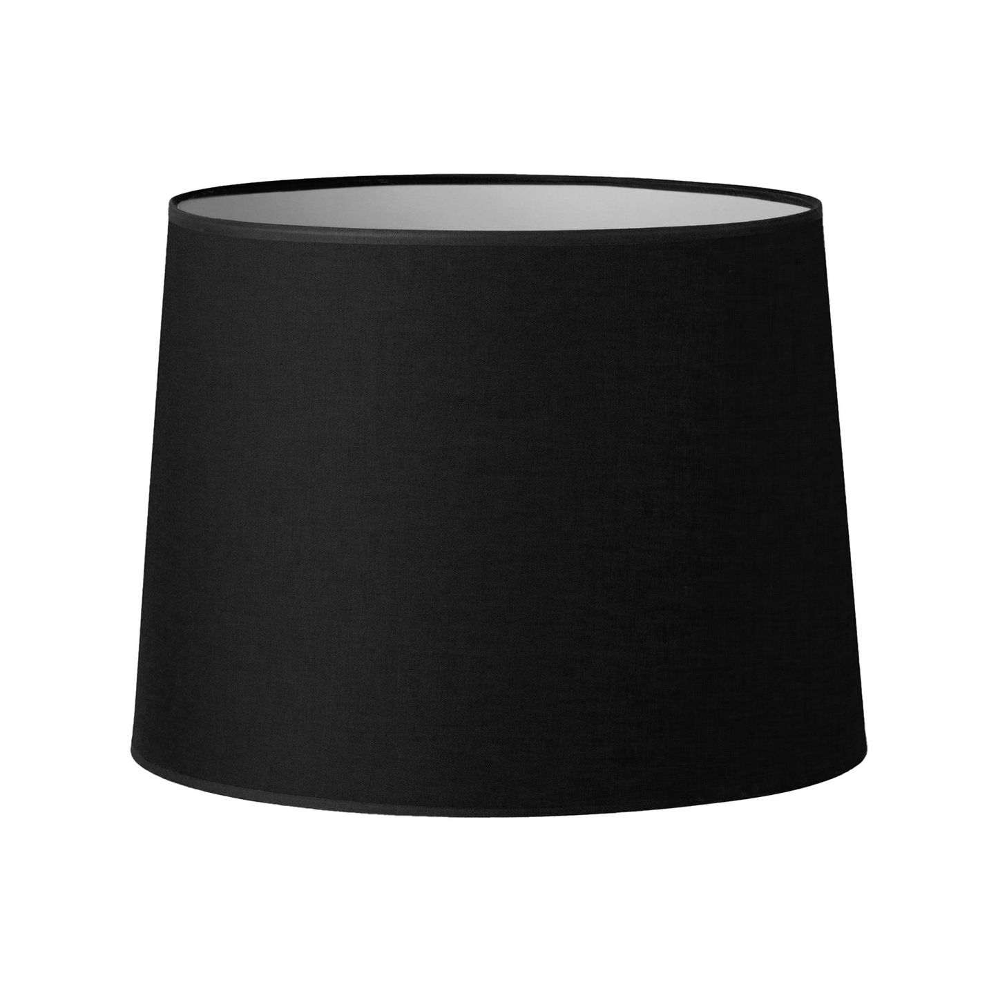 36CM Black Linen Basic Tapered Lamp Shade