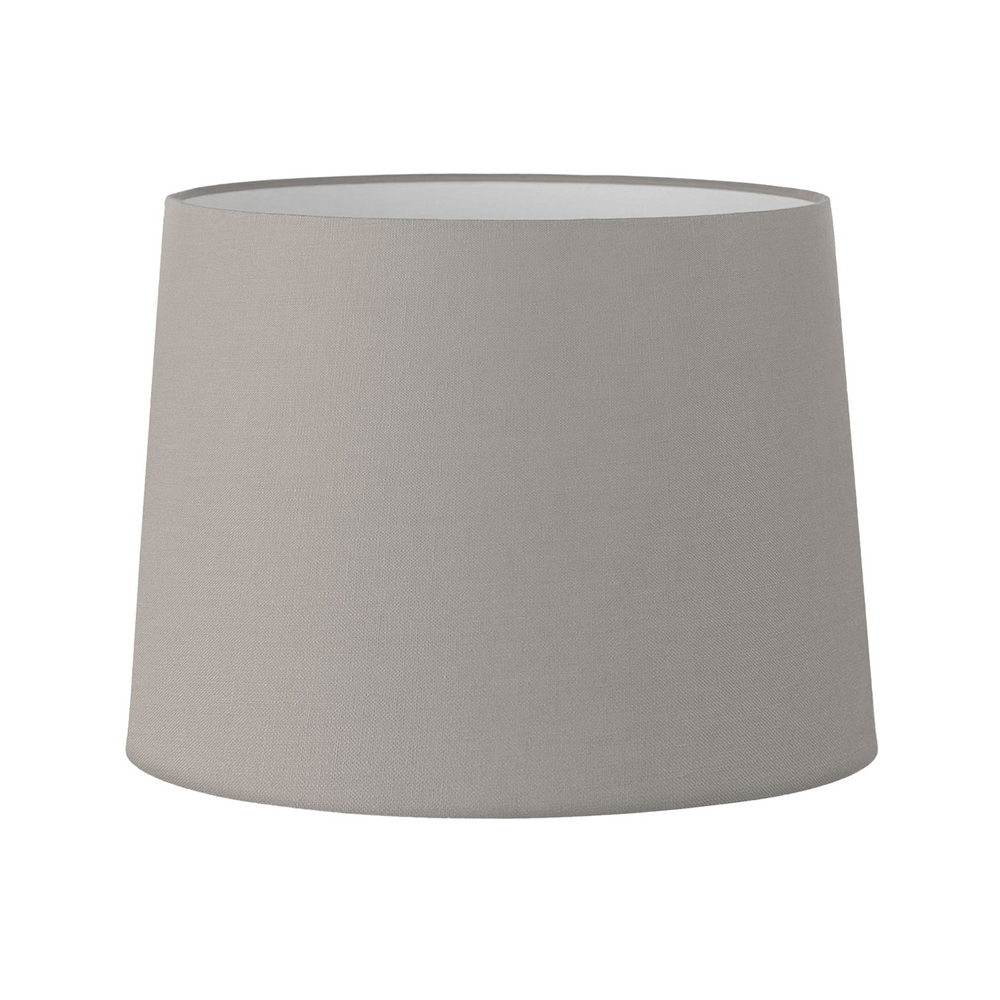 36CM Silver Linen Basic Tapered Lamp Shade