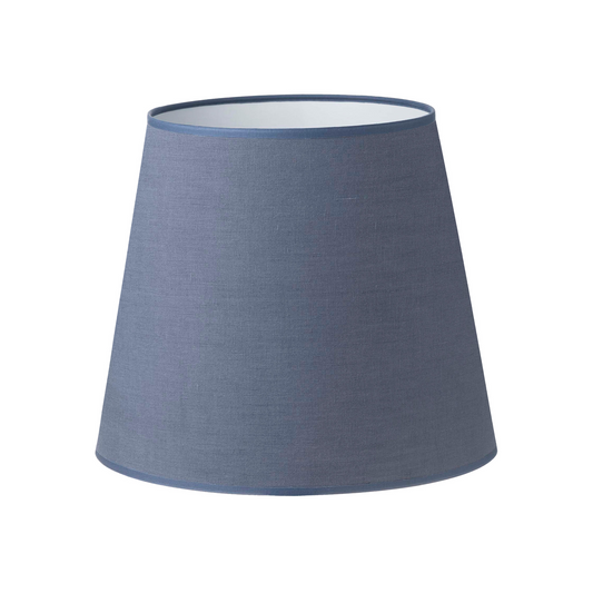 41CM  Blue Stone Linen A-Line Tapered Lamp Shade