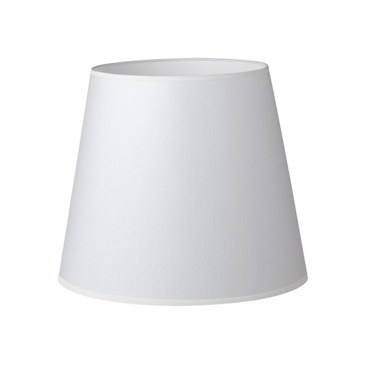 41CM White Linen A-Line Tapered Lamp Shade