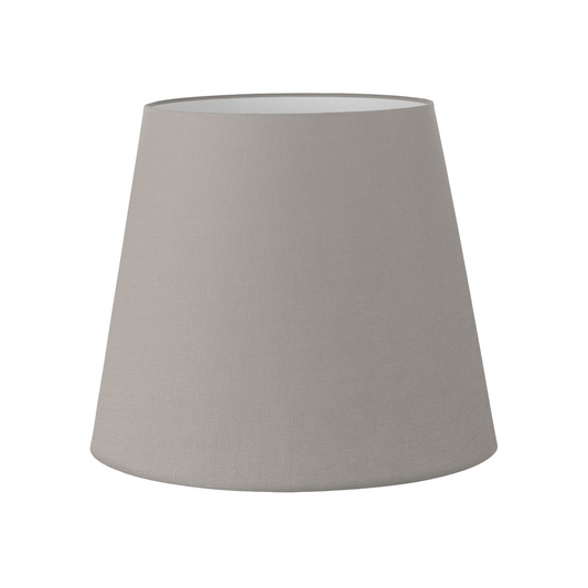 41CM Silver Linen A-Line Tapered Lamp Shade