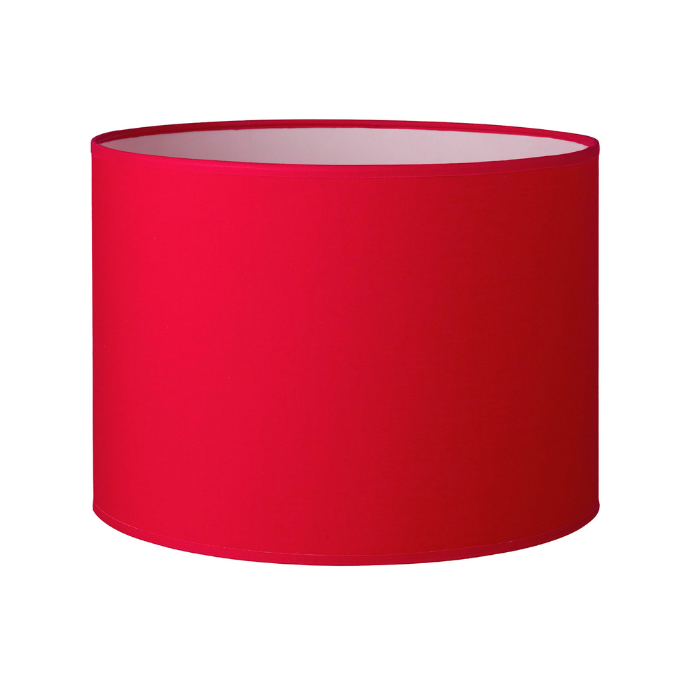 33CM Red Cylinder Lamp Shade