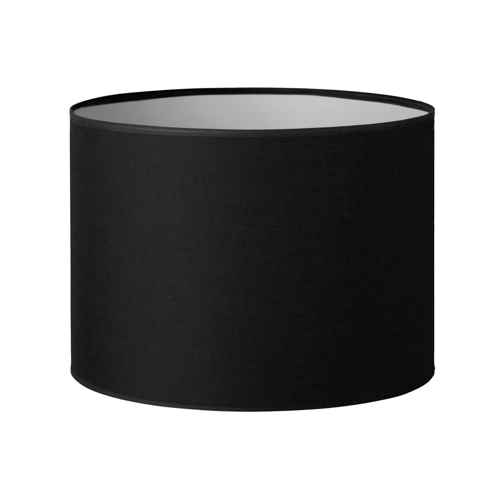 33CM Black Linen Cylinder Lamp Shade