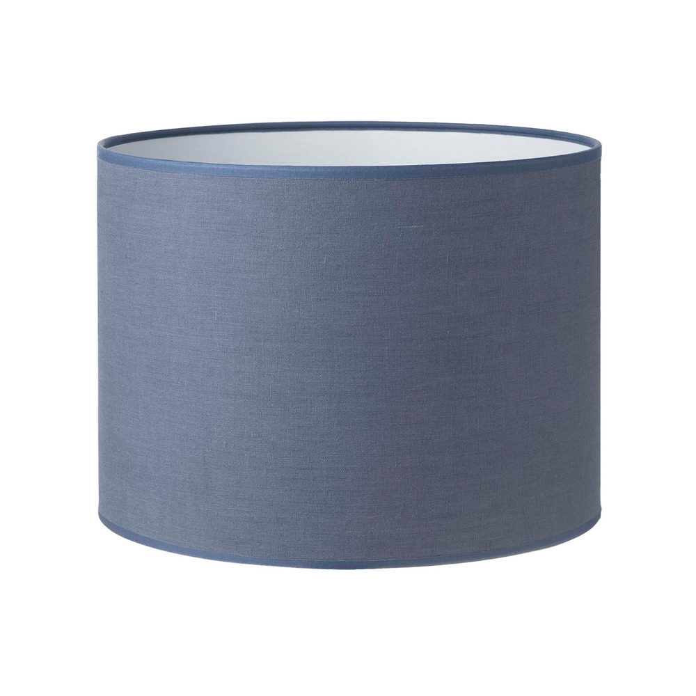 33CM Blue Stone Linen Cylinder Lamp Shade