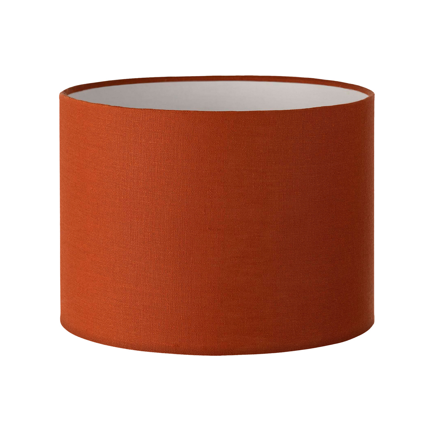 33CM Paprika Linen Cylinder Lamp Shade