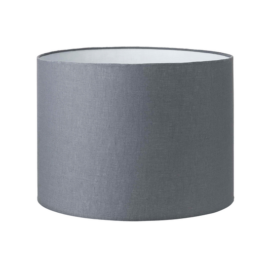 33CM Slate Linen Cylinder Lamp Shade