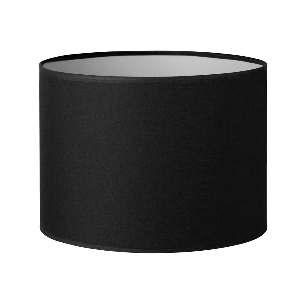 36CM Black Linen Cylinder Lamp Shade