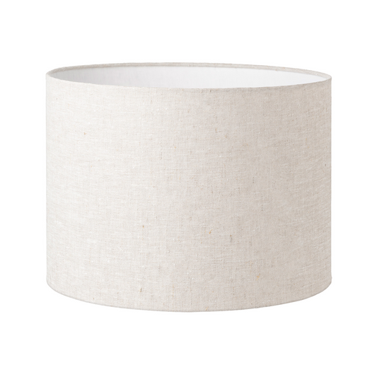 36CM Oatmeal Linen Cylinder Lamp Shade