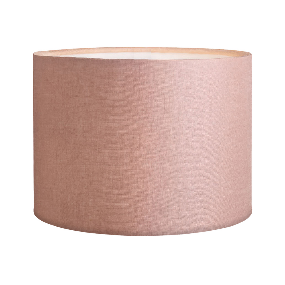 36CM Vintage Rose Linen Cylinder Lamp Shade